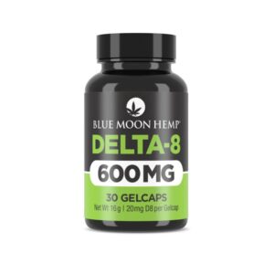 Blue Moon Hemp Delta 8 THC Gel Caps 20mg