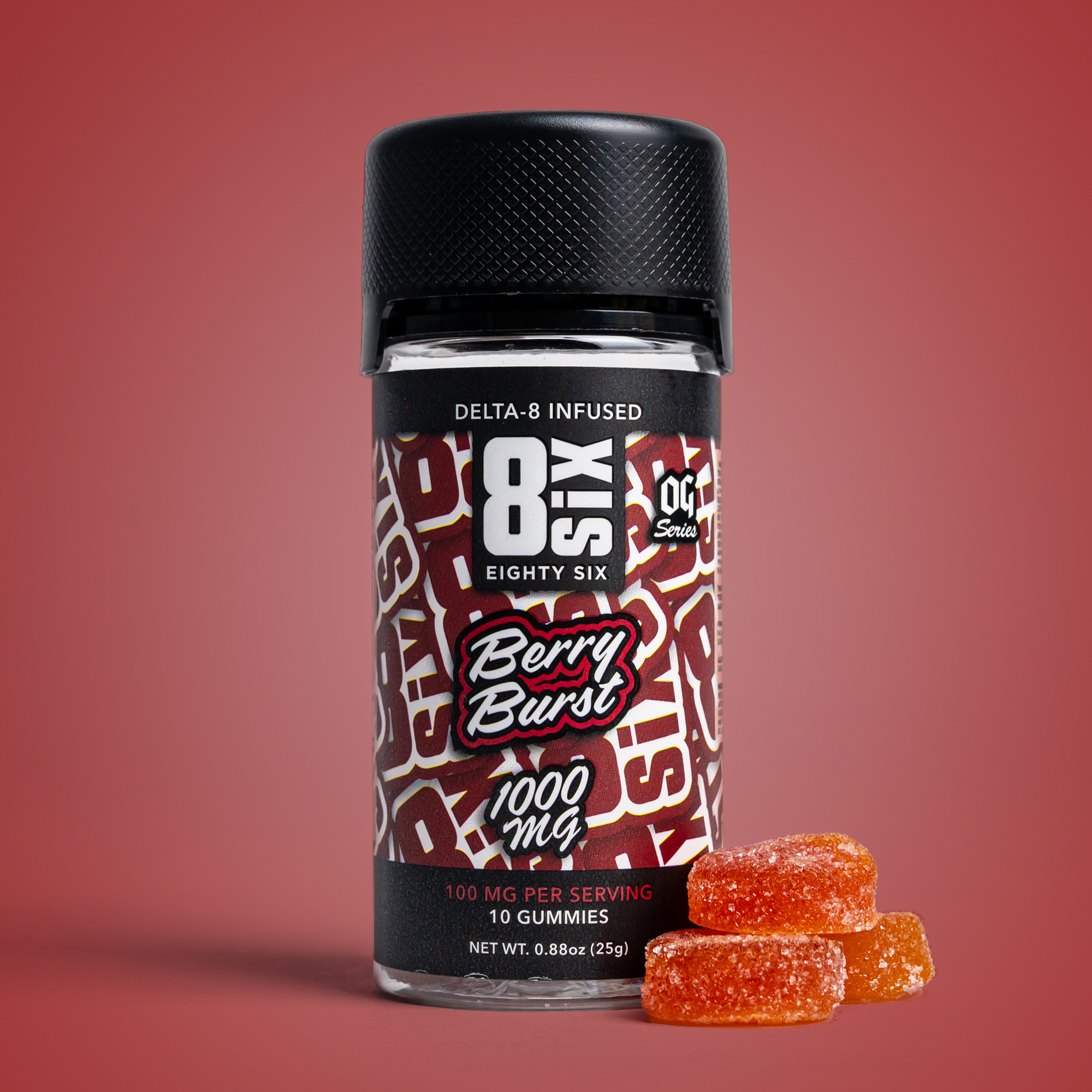 Buy Berry Burst 1000MG Delta-8 THC Gummies