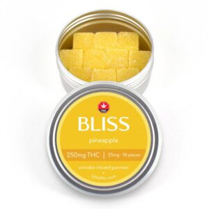 Buy Bliss – Pineapple Cannabis Infused Gummies 250MG THC
