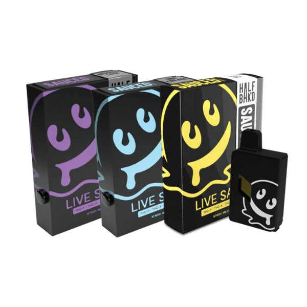 Buy Half Bak’d Live Resin Sauced Disposable 4g