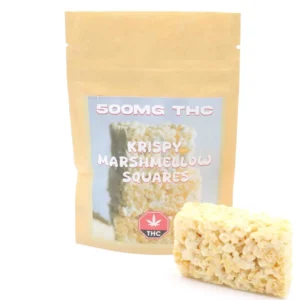 Buy Marshmallow Squares – 500mg THC