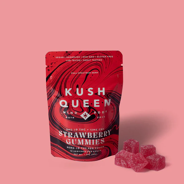 Buy Strawberry Delta 9 THC + CBD Gummies