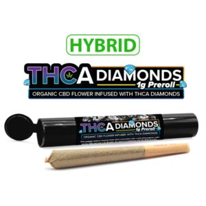 Buy THCa Diamond Infused CBD Hybrid Pre Roll