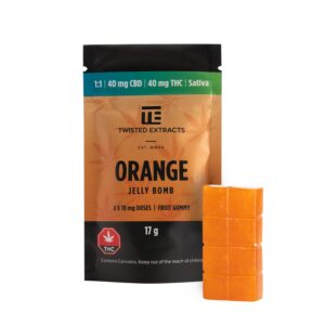 Buy Twisted Extracts – Orange Jelly Bombs 80 MG