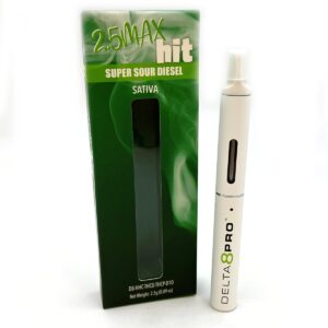 DELTA 8 PRO™ 2.5ML MAX HIT (Δ8 + HHC + THC-P + Δ10) DISPOSABLE VAPE SUPER SOUR DIESEL