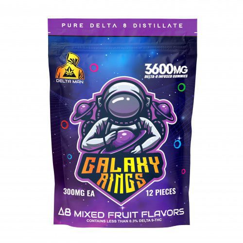 DELTA MAN DELTA-8 GALAXY RINGS – 3600MG