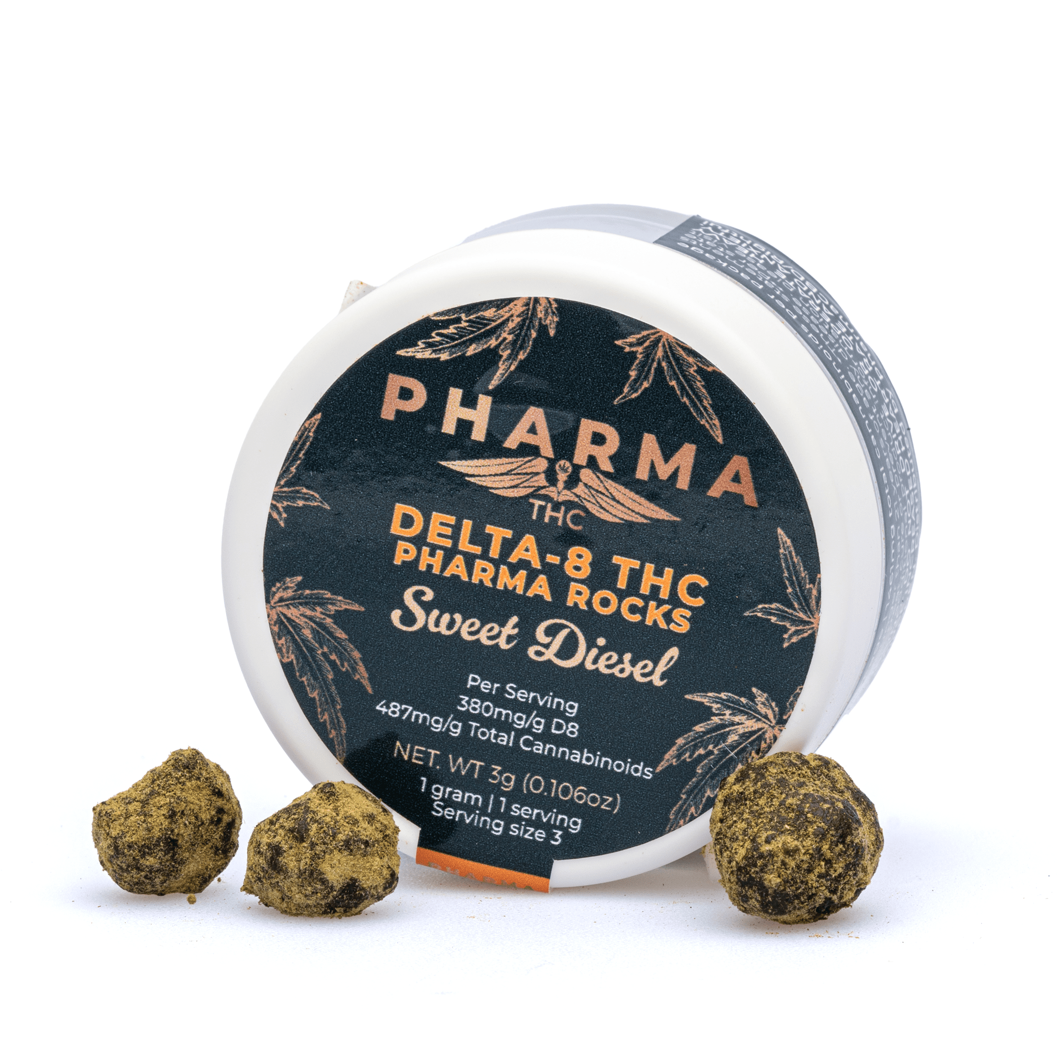 Delta 8 THC Infused Flower Moonrocks – Sweet Diesel