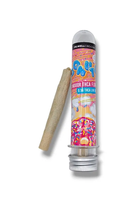 Hand-Rolled Hash-Hole THCa Doughtnut Pre-Rolls 0.5G