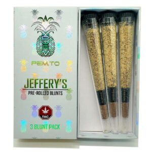 Jeffery’s Pre-Rolled Blunt 1.5 Gram 3-Pack Indica