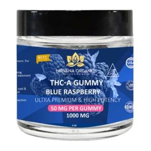THC-A Gummies Blue Raspberry