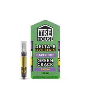 TRĒ House Live Resin Vape Cartridge – Green Crack 1G