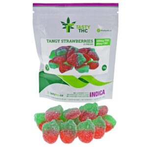 Tasty THC Tangy Strawberries Gummies